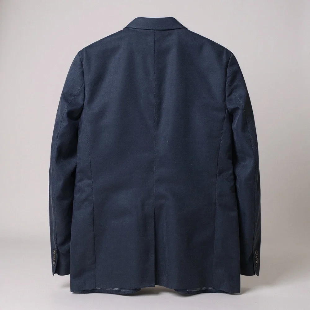 Frank and Oak Navy Corduroy Sport Blazer Laurier Fit Jacket‎ Size 38 Office Fall